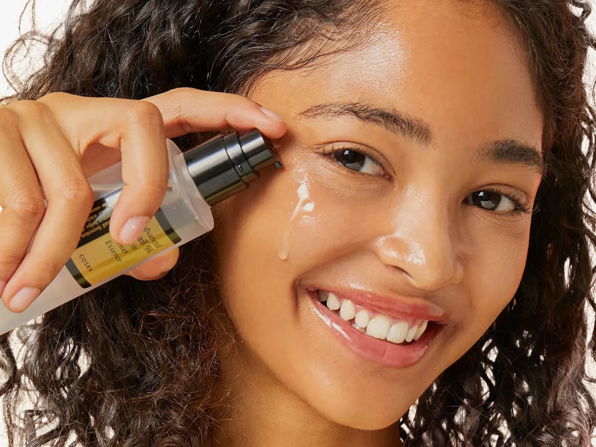 COSRX Snail Essence used in a skincare routine
