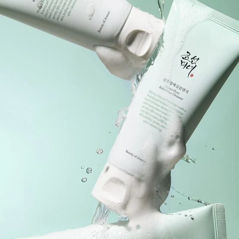 Beauty of Joseon Green Plum Refreshing Cleanser with water