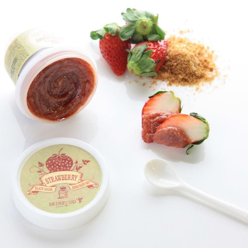 SKINFOOD Black Sugar Strawberry Mask Wash Off - Image 3