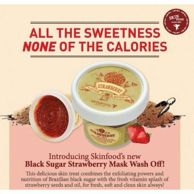 SKINFOOD Black Sugar Strawberry Mask Wash Off - Image 5
