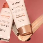 D'Alba Waterfall Tone-Up Sun Cream (Pink) - Image 6