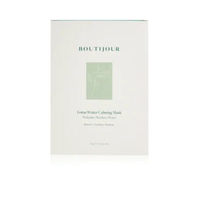 BOUTIJOUR Lotus Water Calming Mask Soothing sheet mask with nourishing and moisturising effect – 5x33 g
