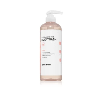 Mizon My Relaxing Time Peach Moisturising shower gel for skin soothing – 800 ml