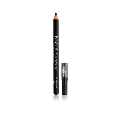 Bourjois Khôl & Contour Extra Longue Tenue Long-lasting eye pencil with sharpener – shade 001 Noir-issime 1,2 g