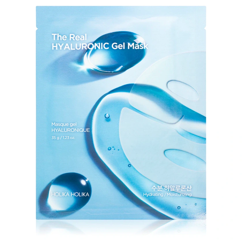 Holika Holika The Real Hyaluronic Gel Mask Moisturising face sheet mask with gel consistency – 35 g