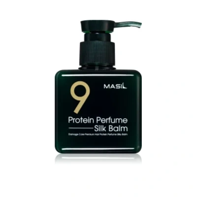 MASIL 9 Protein Perfume Silk Balm Restorative leave-in treatment for hair stressed by heat