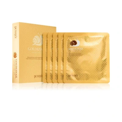 Petitfée Gold & Snail Intensive hydrogel mask with snail extract – 5x30 g