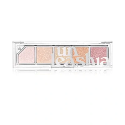 Unleashia Mood Shower Face Palette Eyeshadow and highlighter palette with pearl shine
