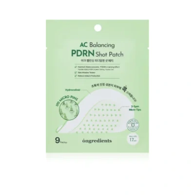 Ongredients AC Balancing PDRN Shot Patch Patches for problem skin with soothing effect – 9 pc
