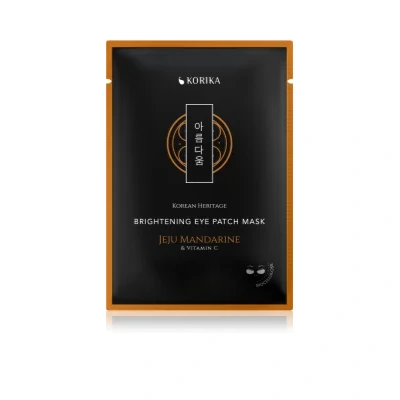 KORIKA Korean Heritage Brightening Eye Patch Mask Jeju Mandarine & Vitamin C Radiance mask for the eye area – 2 pc