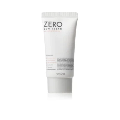 rom&nd Zero Sun Clean Extra hydrating light tinted moisturiser SPF 50+ – shade 02 Tone Up 50 ml