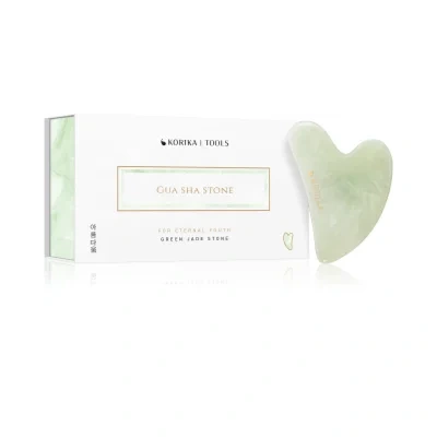 KORIKA Tools Gua Sha Green Jade Stone Massage tool for the face