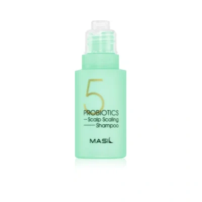 MASIL 5 Probiotics Scalp Scaling Deep cleanse clarifying shampoo to treat oily dandruff – 50 ml