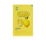 Holika Holika Pure Essence Lemon Softening and refreshing sheet mask with vitamin C – 20 ml