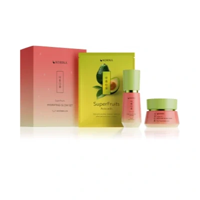 KORIKA SuperFruits Hydrating Glow set 3 pcs Gift set for intensive hydration