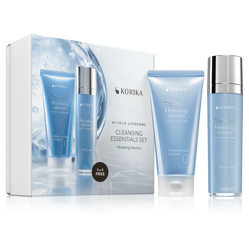 KORIKA HI-TECH LIPOSOME Cleansing Essentials Set Hydrating cleansing set
