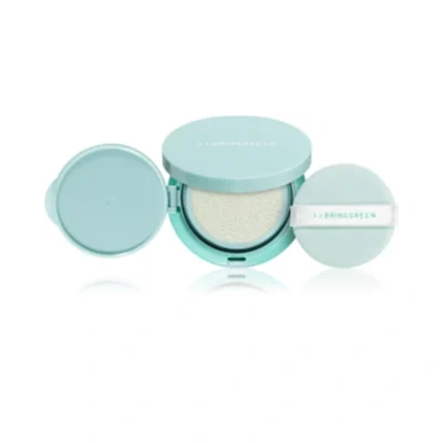 BRINGGREEN Tea Tree Cica Tone Up Sun Cushion Lightweight protective fluid with applicator – SPF 50+ 15 g