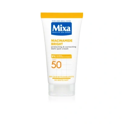Mixa Niacinamide Bright Correcting cream to treat dark spots – SPF 50 50 ml