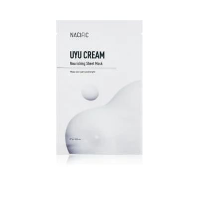 Nacific Uyu Cream Nourishing Mask Pack Intensely moisturising face mask with soothing effect – 10x27 g