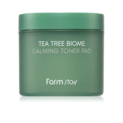 Farmstay Tea Tree Biome Toner pads with soothing effect – 140 ml