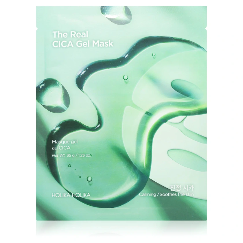 Holika Holika The Real CICA Gel Mask Soothing sheet mask with moisturising effect – 35 g