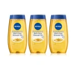NIVEA Rich Care Shower oil for dry skin 3 x 200 ml