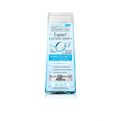 Bielenda Expert Pure Skin Moisturizing Micellar cleansing water 3-in-1 – 400 ml