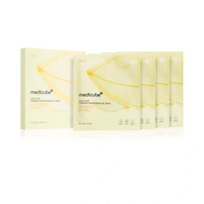 medicube Kojic Acid Turmeric Brightening Gel Mask Hydrating and illuminating mask with gel consistency – 4 pc medicube Kojic Acid Turmeric Brightening Gel Mask Hydrating and illuminating mask with gel consistency – 4 pc
