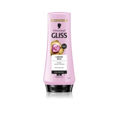 Schwarzkopf Gliss Liquid Silk Regenerating balm for hair strengthening and shine – 200 ml