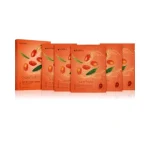 KORIKA SuperFruits Goji Berry - Set of 5 Anti-aging Face Sheet Masks Face mask set at a reduced price with rejuvenating effect Goji berry