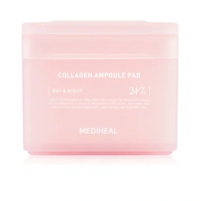 MEDIHEAL Collagen Ampoule Pad Toner pads for hydrating and firming skin – 100 pc