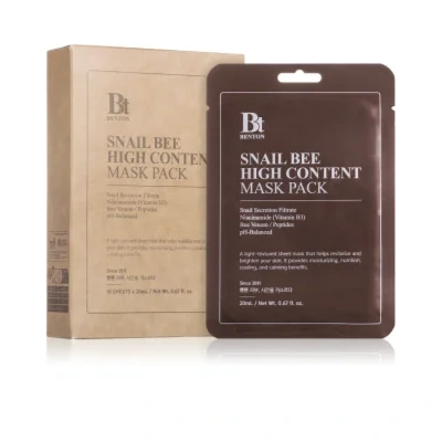 Benton Snail Bee Complex care sheet mask with snail extract – 10 × 20 g