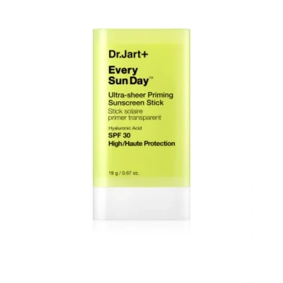 Dr. Jart+ Every Sun Day™ Ultra-Sheer Priming Sunscreen Stick SPF30 Sunscreen in a stick – SPF 30 19 g Dr. Jart+ Every Sun Day™ Ultra-Sheer Priming Sunscreen Stick SPF30 Sunscreen in a stick – SPF 30 19 g