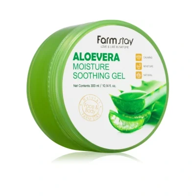 Farmstay Aloe Soothing moisturising gel for face, body and hair – 300 ml