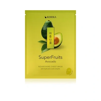 KORIKA SuperFruits Avocado - Nourishing Sheet Mask – 25 g