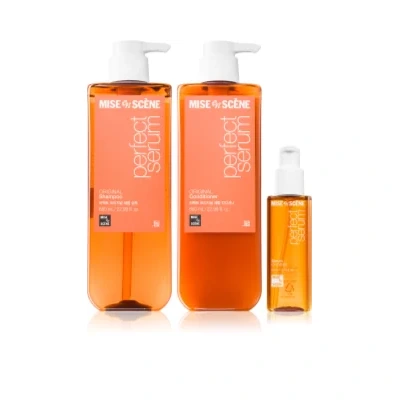 mise en scene Perfect Serum Original Set for shiny and soft hair