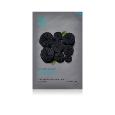 Holika Holika Pure Essence Charcoal Cleansing face sheet mask with activated charcoal – 23 ml