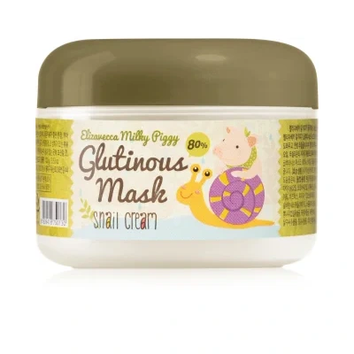 Elizavecca Milky Piggy Glutinous Mask 80% Snail Cream Intensive moisturising and nourishing mask with snail extract – 100 g