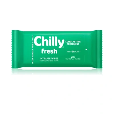 Chilly Fresh Intimate Wipes Intimate cleansing wipes – 12 pc