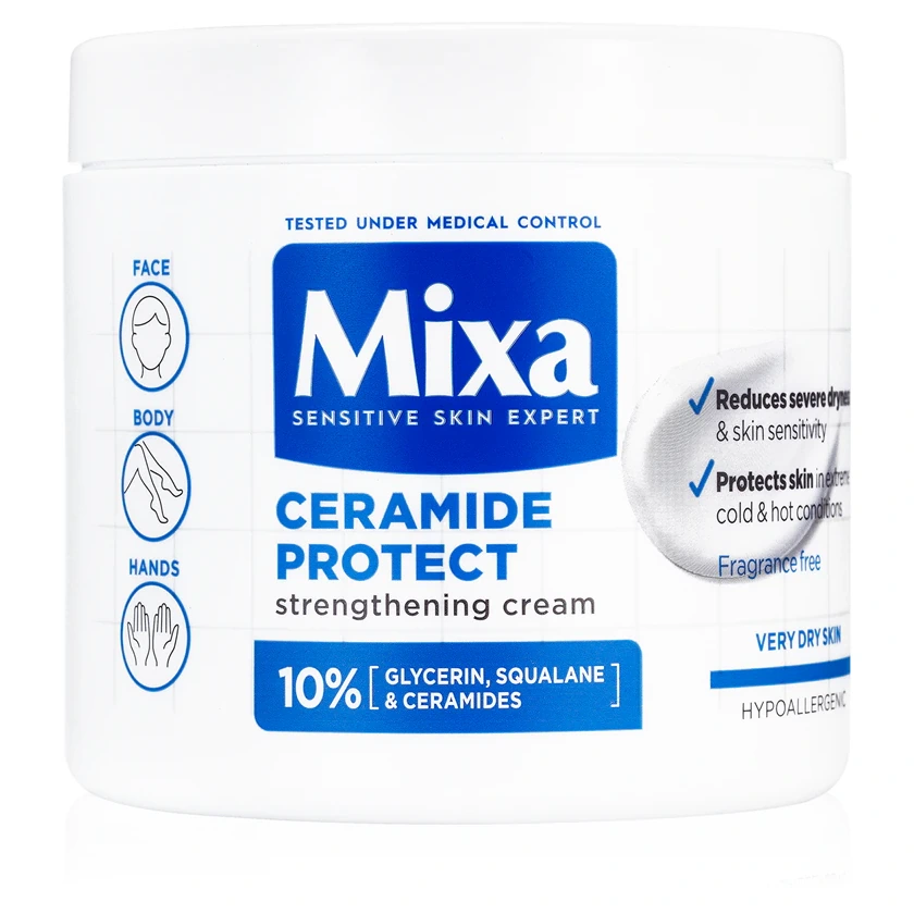 Mixa Ceramide Protect Regenerating body cream for sensitive skin