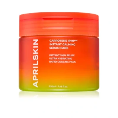 APRILSKIN Carrotene IPMP Instant Calming Serum Pads Cleansing pads with soothing effect – 80 pc