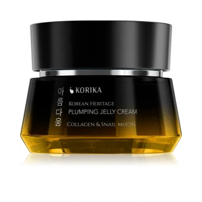 KORIKA Korean Heritage Collagen & Snail Mucin Plumping Jelly Cream Anti-ageing cream with collagen – 50 ml