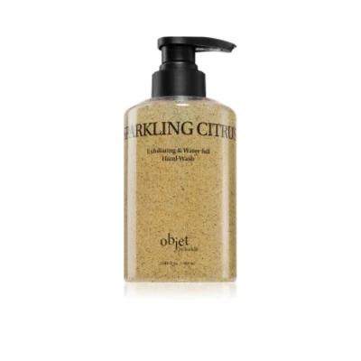 KUNDAL Objet Exfoliating & Waterfull Hand Wash Nourishing liquid hand soap with an exfoliating effect – with aroma Sparkling Citrus 380 ml KUNDAL Objet Exfoliating & Waterfull Hand Wash Nourishing liquid hand soap with an exfoliating effect – with aroma Sparkling Citrus 380 ml