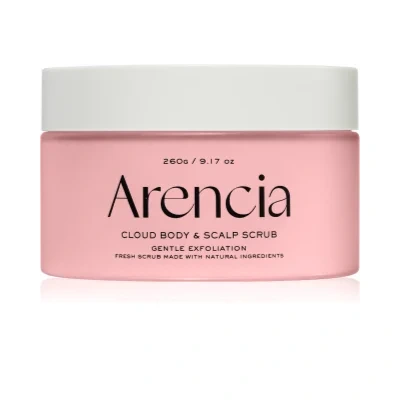 Arencia Fresh Cloud Lavender & Pear Gentle body scrub for hair and body – 260 g