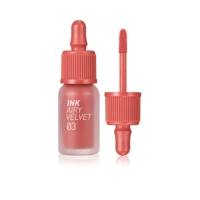 peripera Ink Airy Velvet Creamy lipstick with matt effect – shade 03 Cartoon Coral 4 g