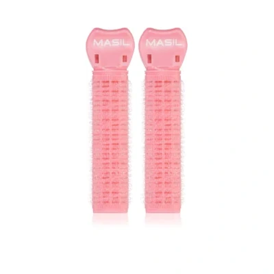 MASIL Roller Pins Peach Girl Self grip rollers for volume from the roots – 2 pc