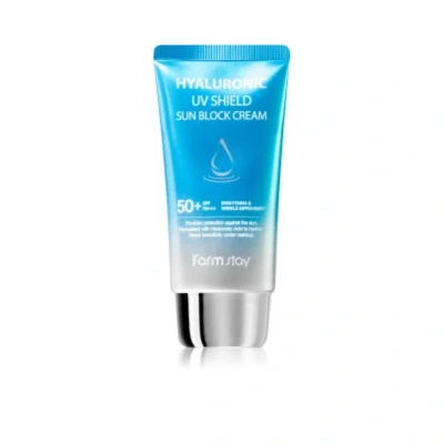 Farmstay Hyaluronic UV Shield Sun Block Cream Protective facial cream with hyaluronic acid – SPF 50+ 70 g