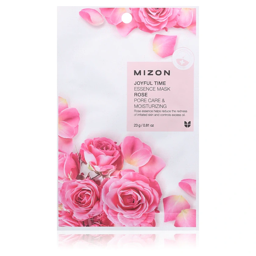 Mizon Joyful Time Rose Moisturising face sheet mask to tighten pores – 23 g