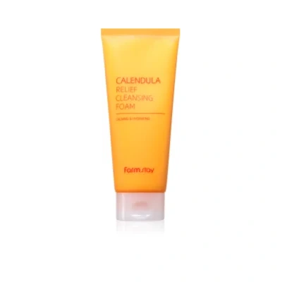 Farmstay Calendula Dermo-soothing deep cleansing foam – 180 ml