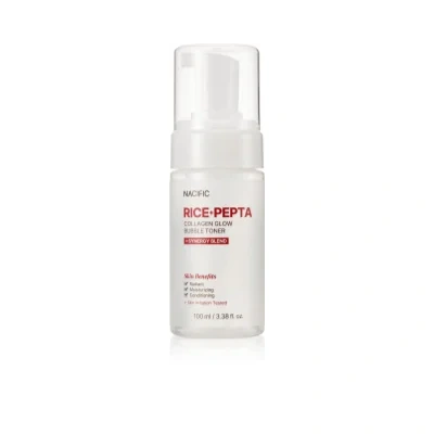 Nacific Rice + Pepta Collagen Glow Bubble Toner Brightening facial toner with moisturising effect – 100 ml